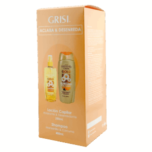 kit Capilar Manzanilla Shampoo Cúrcuma + Loción Aclarante